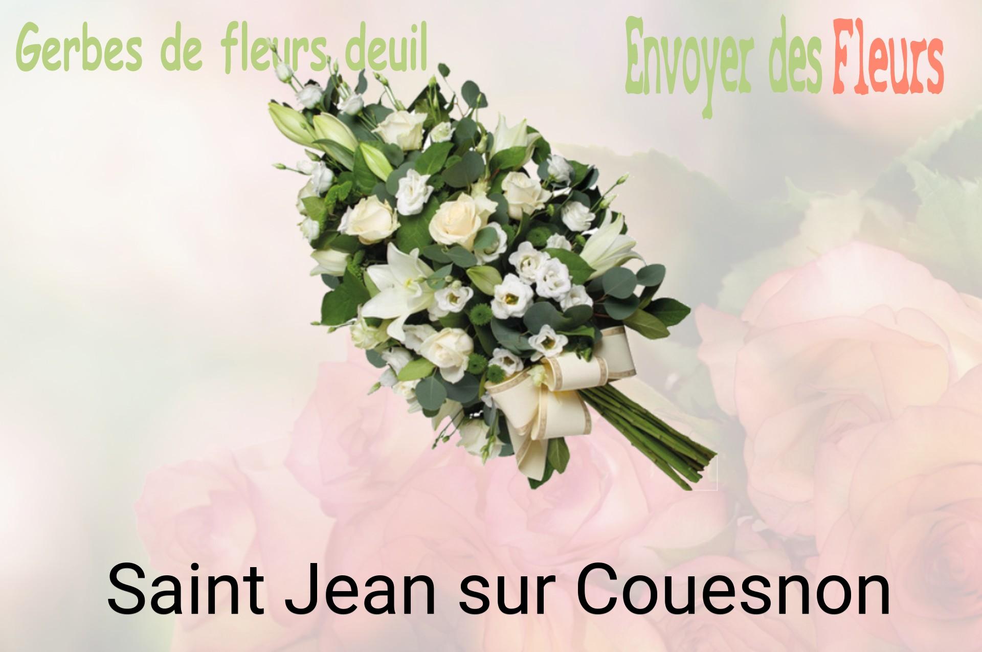 Gerbe de fleurs de deuil livrée à Saint-Jean-sur-Couesnon